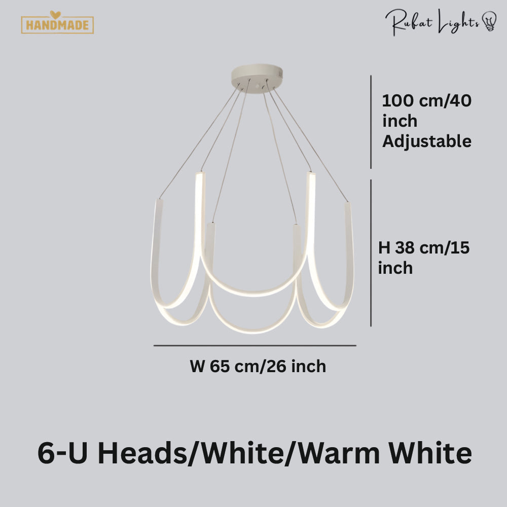 Minimalist Luxury U Shape Chandeliers