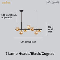 Light Glass Sphere Chandelier 7/9/11 Balls