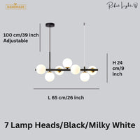 Light Glass Sphere Chandelier 7/9/11 Balls