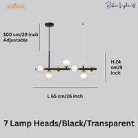 Light Glass Sphere Chandelier 7/9/11 Balls