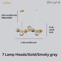 Light Glass Sphere Chandelier 7/9/11 Balls