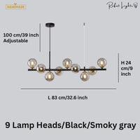 Light Glass Sphere Chandelier 7/9/11 Balls