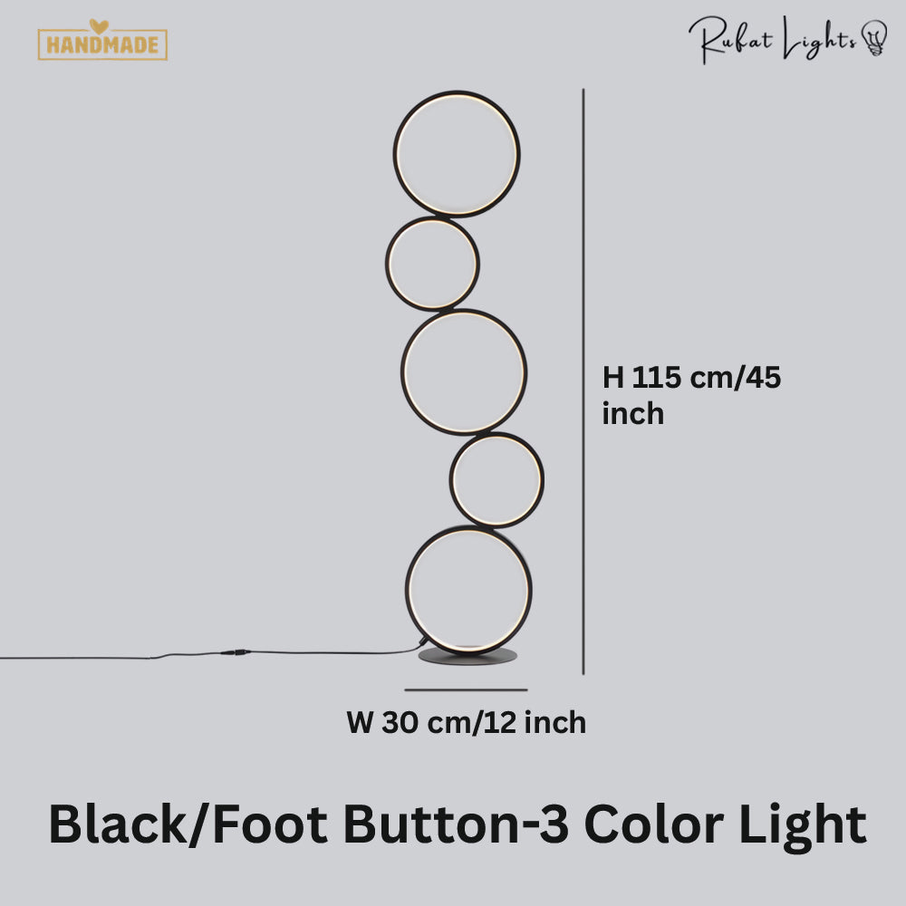 Nordic Ring Design Led Floor Lamp
