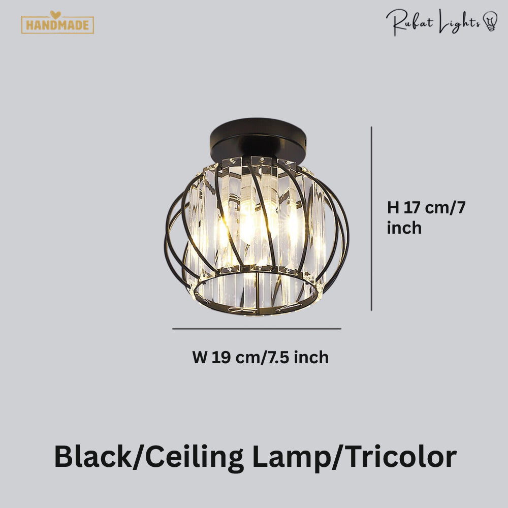 Simple Creative Crystal Aisle Chandelier Lamp