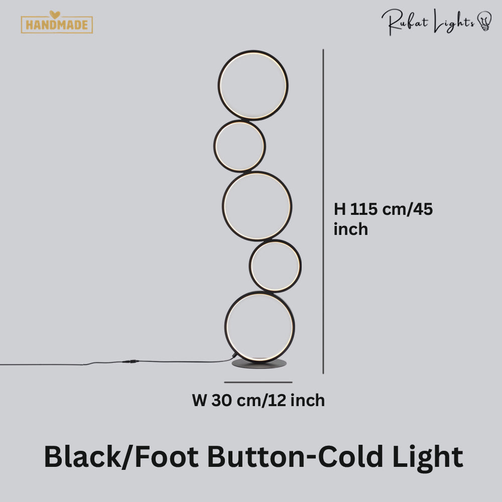 Nordic Ring Design Led Floor Lamp