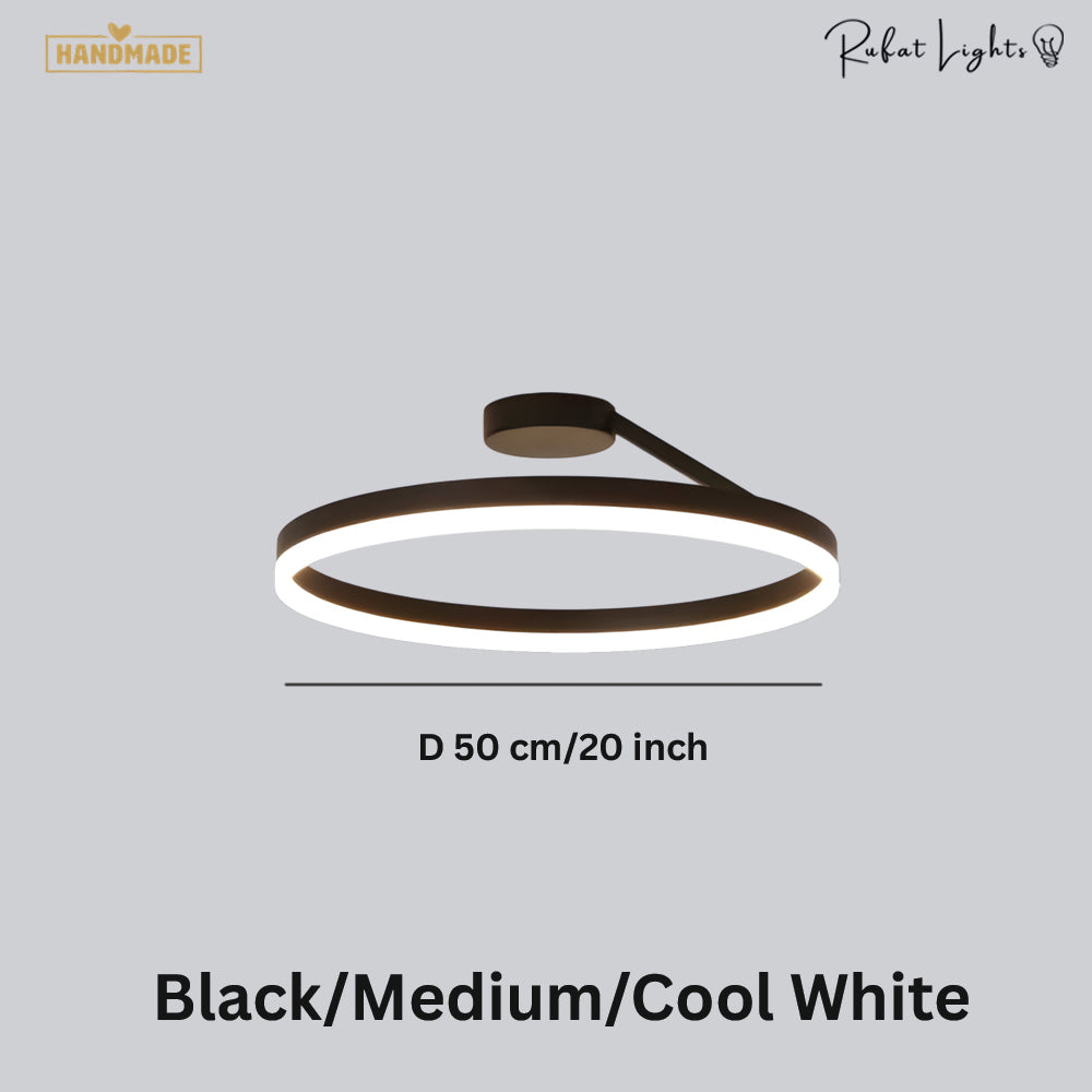 Nordic LED Designer Single Circle Chandelier