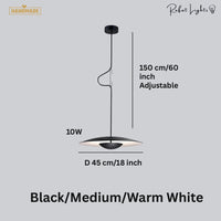 Nordic Wood Grain Pendant Light