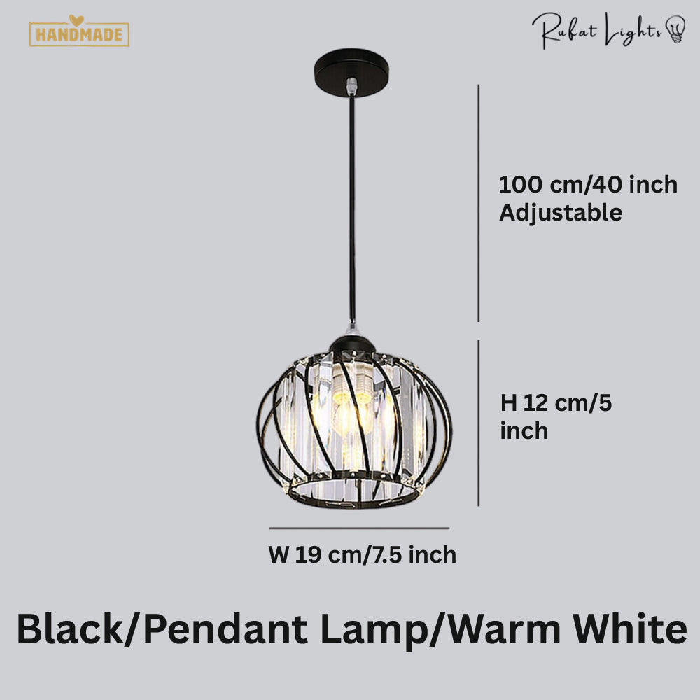 Simple Creative Crystal Aisle Chandelier Lamp
