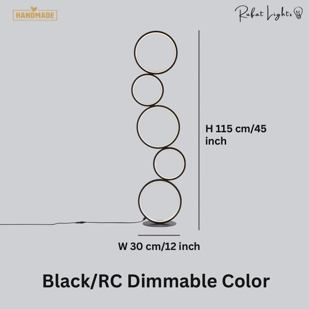 Nordic Ring Design Led Floor Lamp