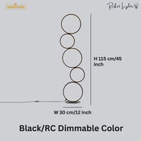 Nordic Ring Design Led Floor Lamp