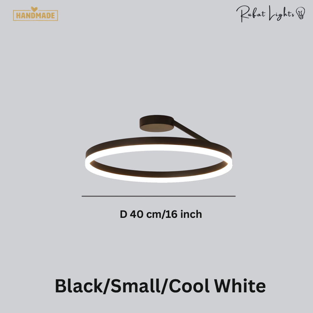 Nordic LED Designer Single Circle Chandelier