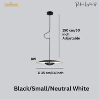 Nordic Wood Grain Pendant Light