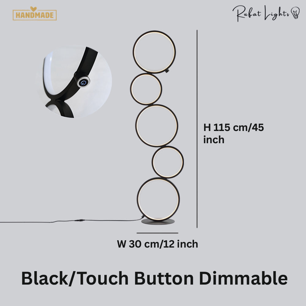 Nordic Ring Design Led Floor Lamp