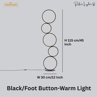 Nordic Ring Design Led Floor Lamp