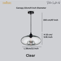 Chandelier Kúla Glass Ball - Pendant Light