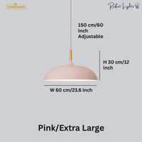Minimalist Wood & Aluminum Pendant Light
