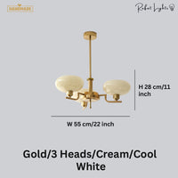 Bauhaus Modern French Chandelier