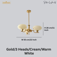 Bauhaus Modern French Chandelier