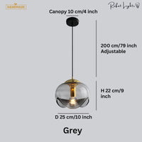 Artistic Brilliance Modern Glass Pendant Light