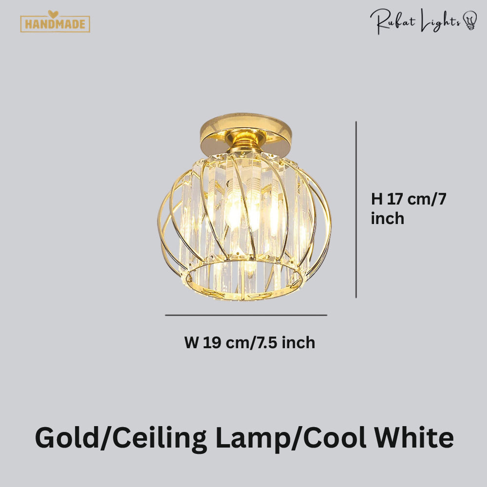 Simple Creative Crystal Aisle Chandelier Lamp