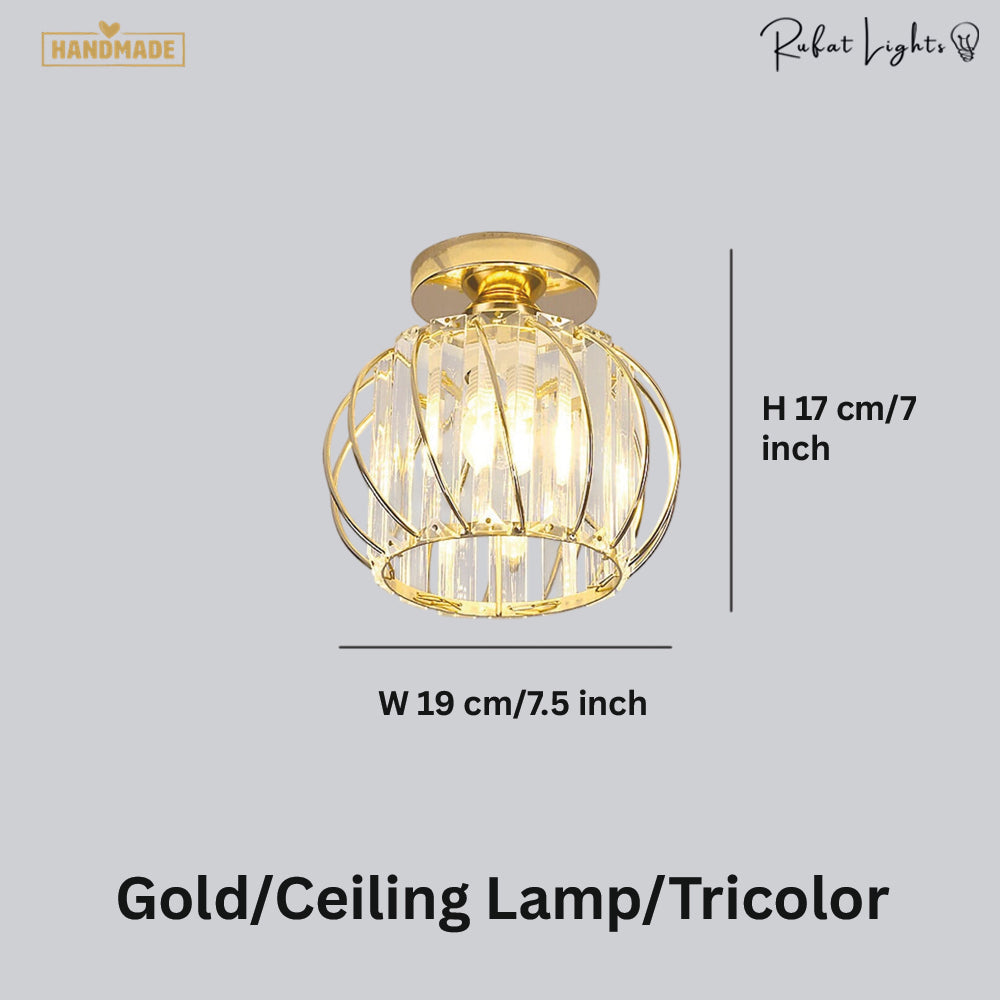 Simple Creative Crystal Aisle Chandelier Lamp