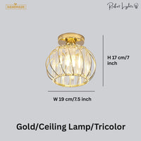 Simple Creative Crystal Aisle Chandelier Lamp