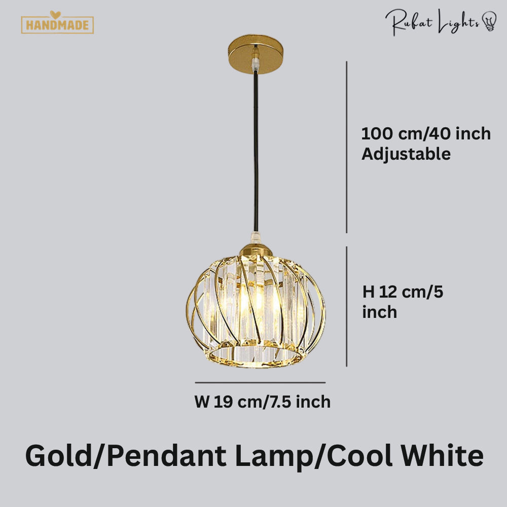 Simple Creative Crystal Aisle Chandelier Lamp