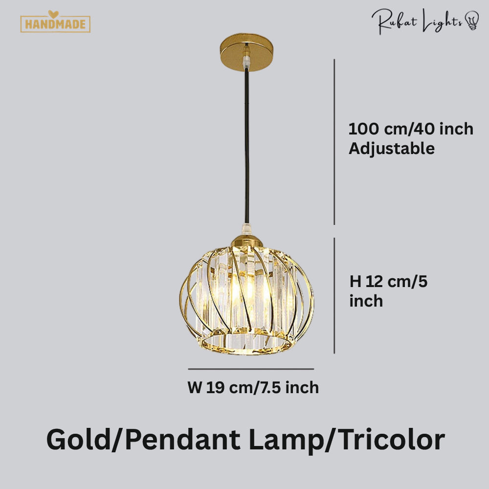 Simple Creative Crystal Aisle Chandelier Lamp