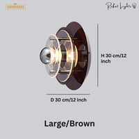 Colorful Layered Acrylic Glass Wall Light