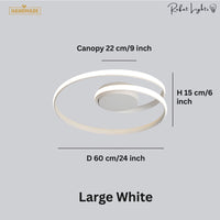 Nordic Lotus LED Ceiling Chandelier Lamp