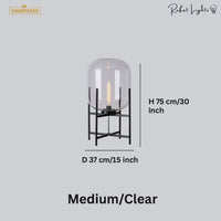 Villa Bubble Glass Ball Floor Lamp