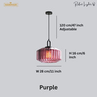 Enchanting Japanese Glass Pendant Light