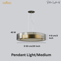 Nordic Luxury Metal Copper Pendant Lights