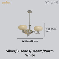 Bauhaus Modern French Chandelier
