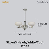 Bauhaus Modern French Chandelier