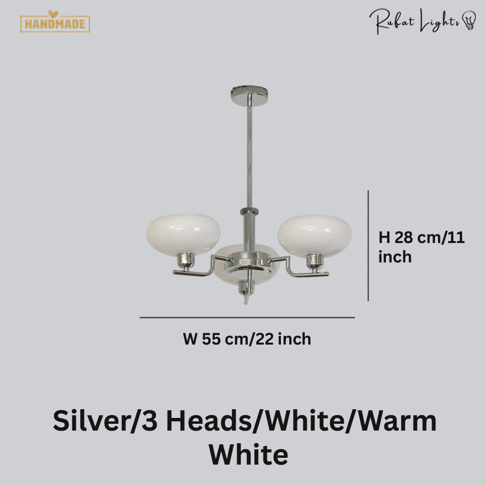 Bauhaus Modern French Chandelier