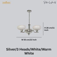 Bauhaus Modern French Chandelier