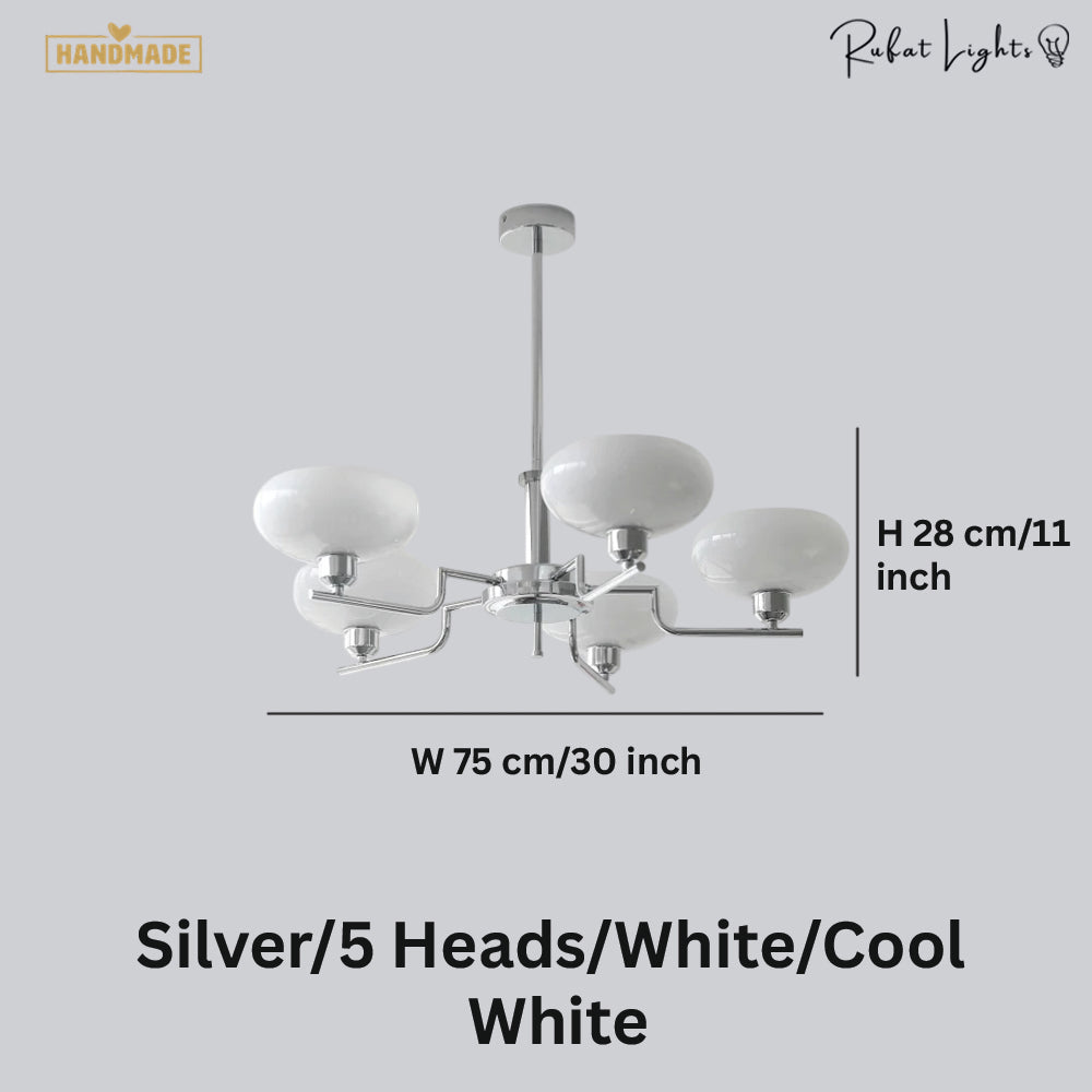 Bauhaus Modern French Chandelier
