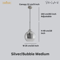 Modern Loft Glass Ball Pendant Light