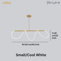 Golden Designer Rope LED Chandelier Lamps