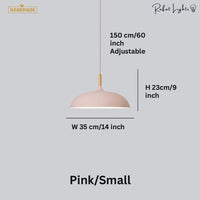 Minimalist Wood & Aluminum Pendant Light