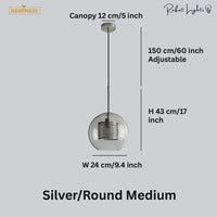 Modern Loft Glass Ball Pendant Light