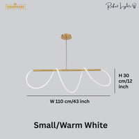 Golden Designer Rope LED Chandelier Lamps