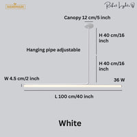 Elegance Modern Long Tube Pendant Light
