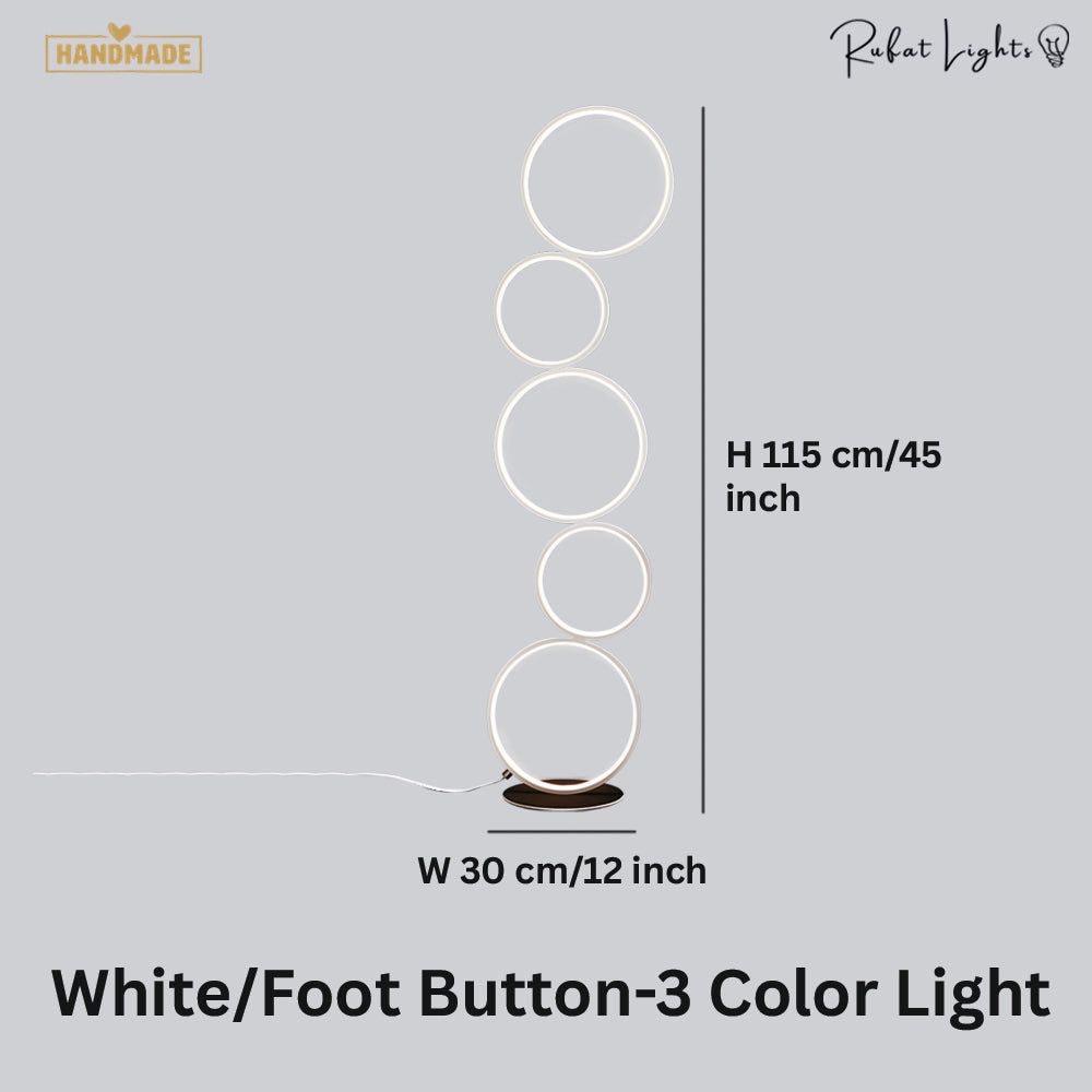 Nordic Ring Design Led Floor Lamp