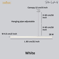 Elegance Modern Long Tube Pendant Light