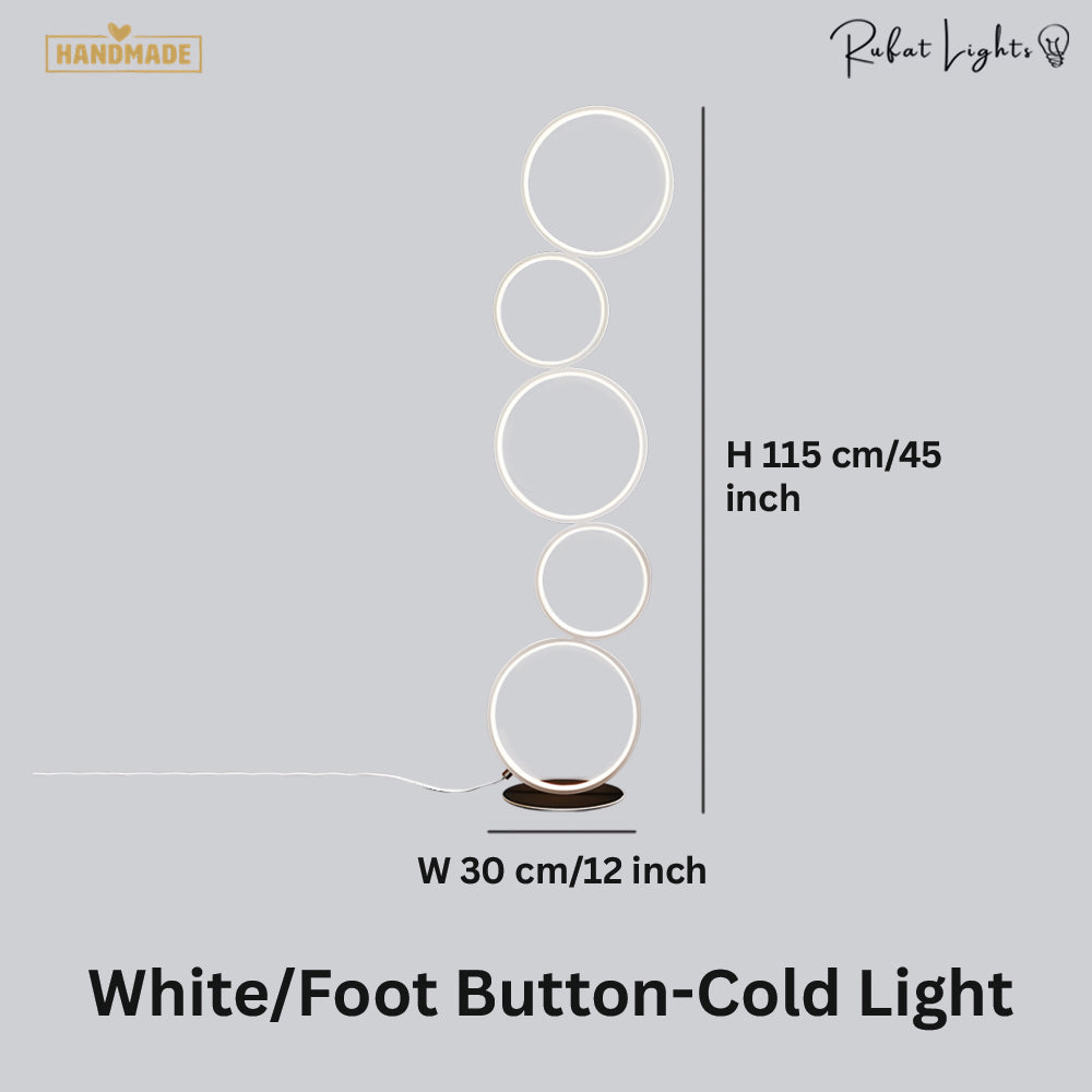 Nordic Ring Design Led Floor Lamp