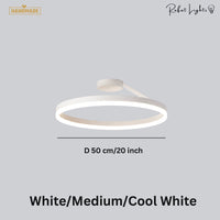 Nordic LED Designer Single Circle Chandelier