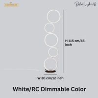 Nordic Ring Design Led Floor Lamp