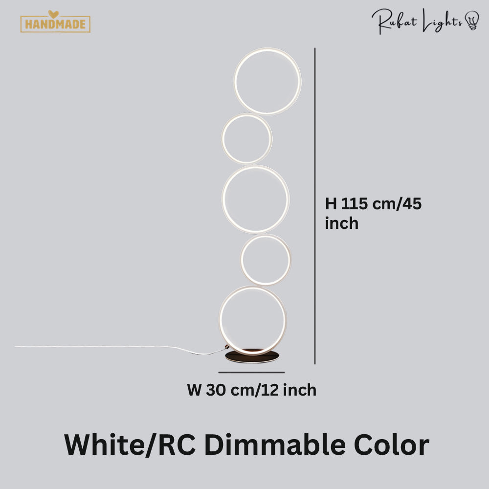 Nordic Ring Design Led Floor Lamp
